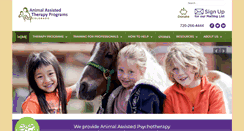 Desktop Screenshot of animalassistedtherapyprograms.org